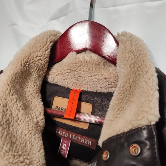 Parajumpers XL Kristof Lambskin Leather Bomber Jacket – Like New - Picture 5 of 9
